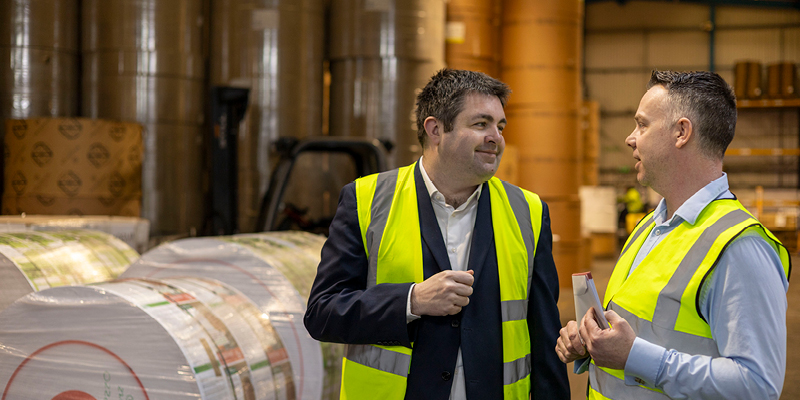 Telford MP visits Mail Solutions